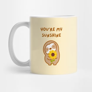 You’re My Sunshine Sunflower Sloth Mug